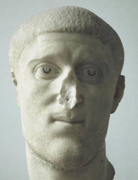 Constantius I Chlorus casear in the West 293-305 Roman Emperor 305-306 CE  Antik Sammlung Berlin